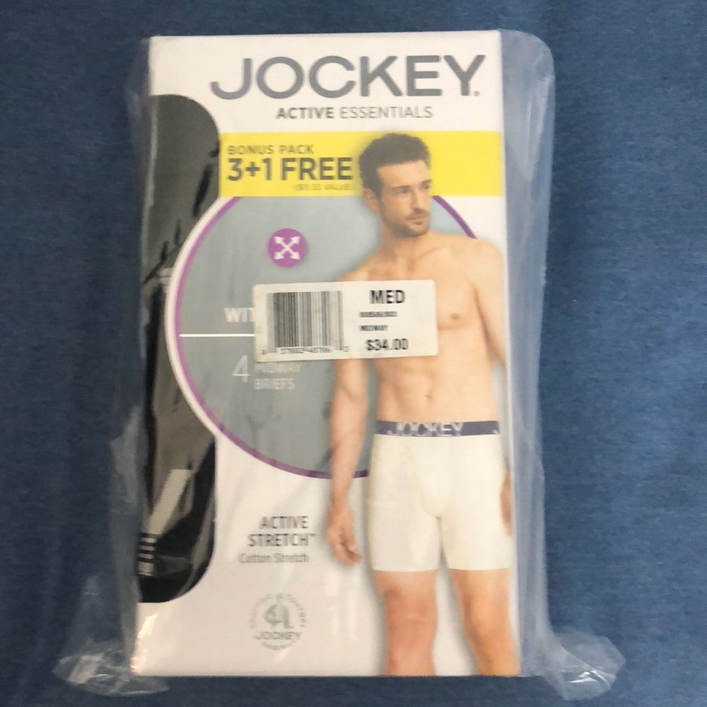 MENS 4PK JOCKEY BOXER BRIEFS